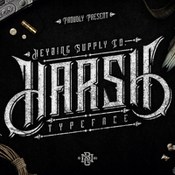 Creativemarket Harsh Typeface Plus Bonus Intro Sale 280584 icon