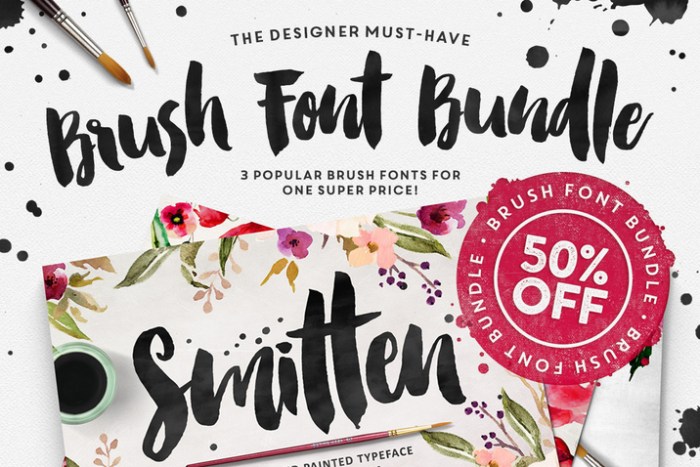 Creativemarket_The_Brush_Font_Bundle_50percent_OFF_264357_cap01