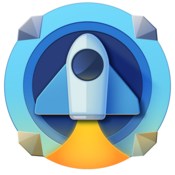 Space drop icon