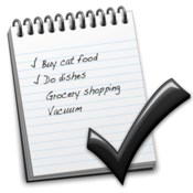 Check off a task manager to do list for your menu bar icon