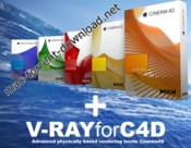 Maxon cinema 4d studio r19 and vray for c4d icon