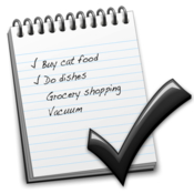 Check off a task manager to do list for your menu bar icon