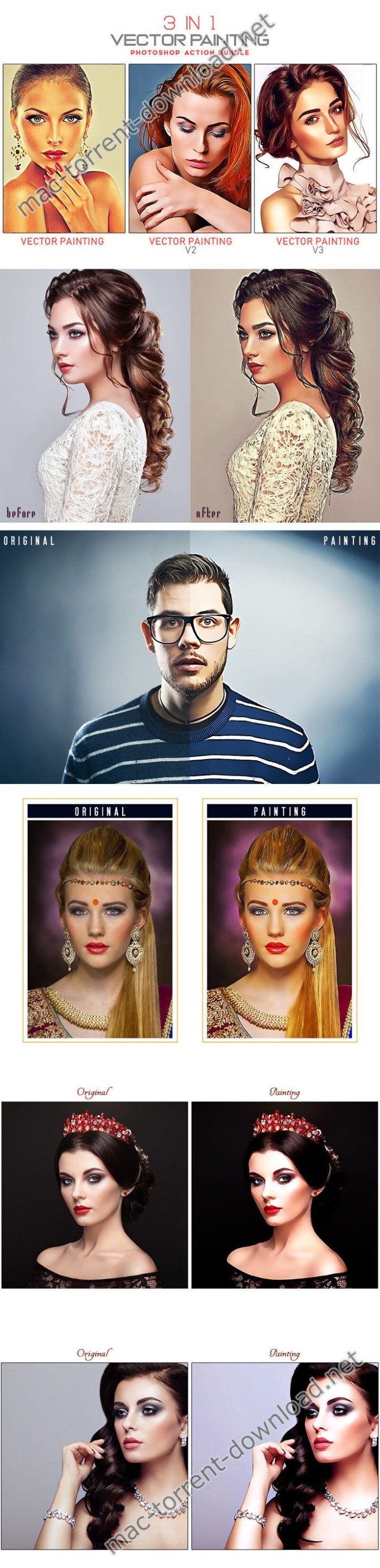 3_in_1_vector_painting_photoshop_action_bundle