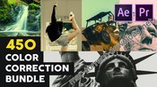 450 color correction bundle ae pr icon