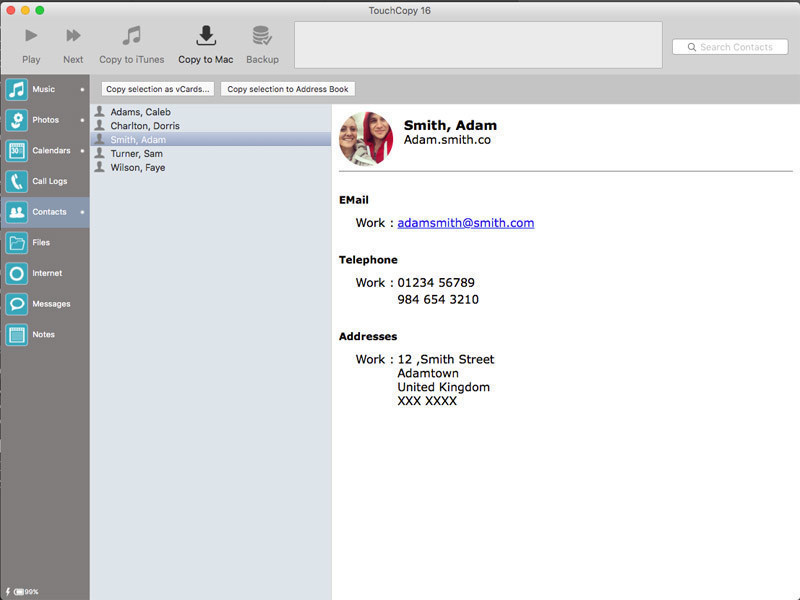 TouchCopy 1633 Screenshot 03