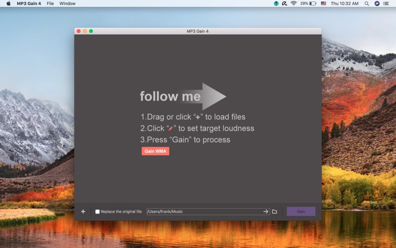 MP3 Gain 4 Screenshot 1