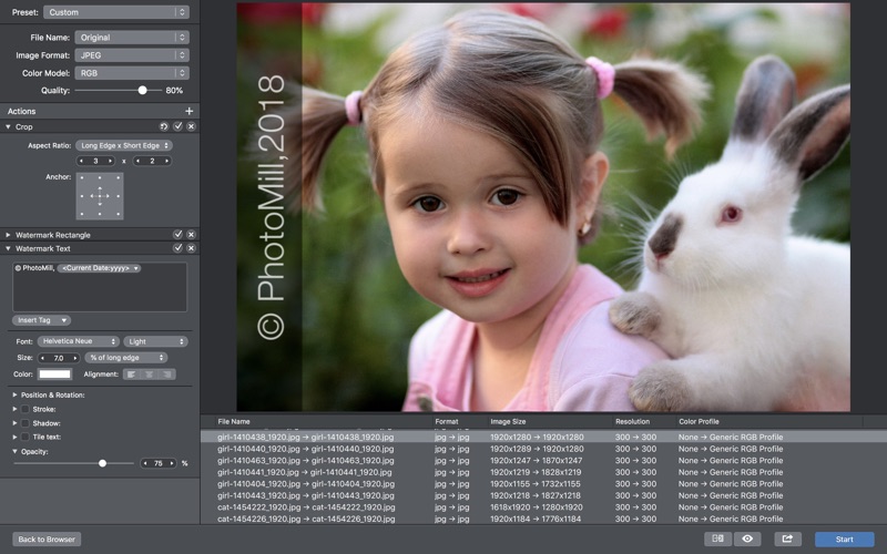 PhotoMill Screenshot 1