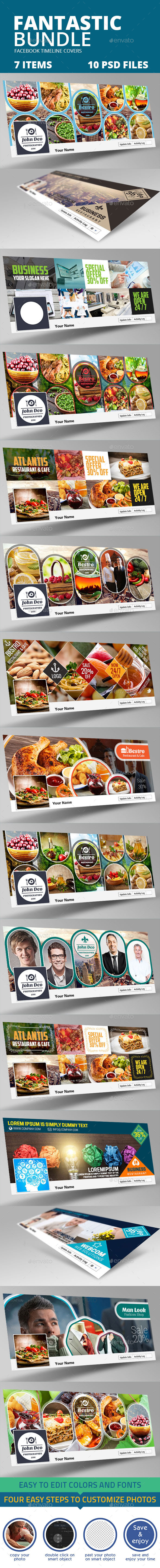 Fantastic Bundle Facebook Timelines Covers