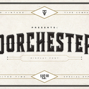 Dorchester display font sale 367296 icon