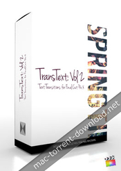 Pixel film studios transtext volume 2 for fcpx icon