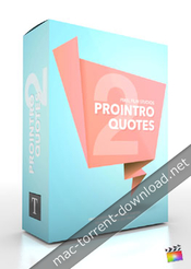Pixel film studios prointro quotes volume 2 for fcpx icon