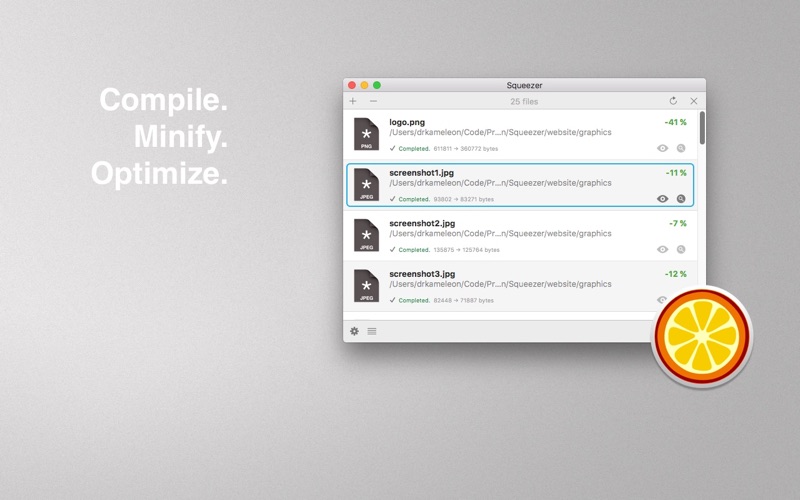 Squeezer Screenshot 1