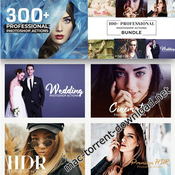 500 pro photoshop actions bundle icon