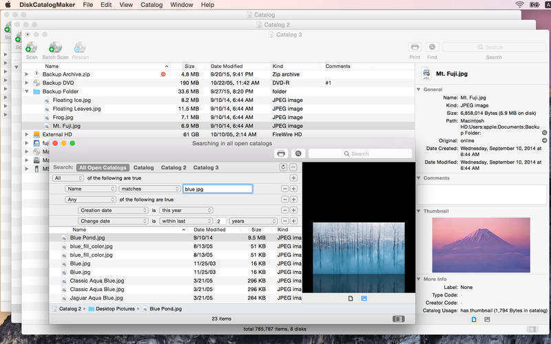 DiskCatalogMaker 755 Screenshot 01 11zydcjn