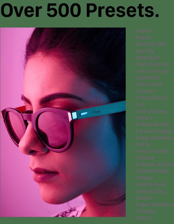 540plus Cinematic LUTS Pack Win Mac Screenshot 02 mh3af3y