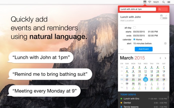 Fantastical 2 Screenshot 2 l40andy