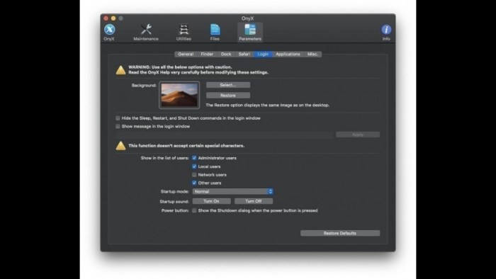 OnyX 367 Screenshot 07